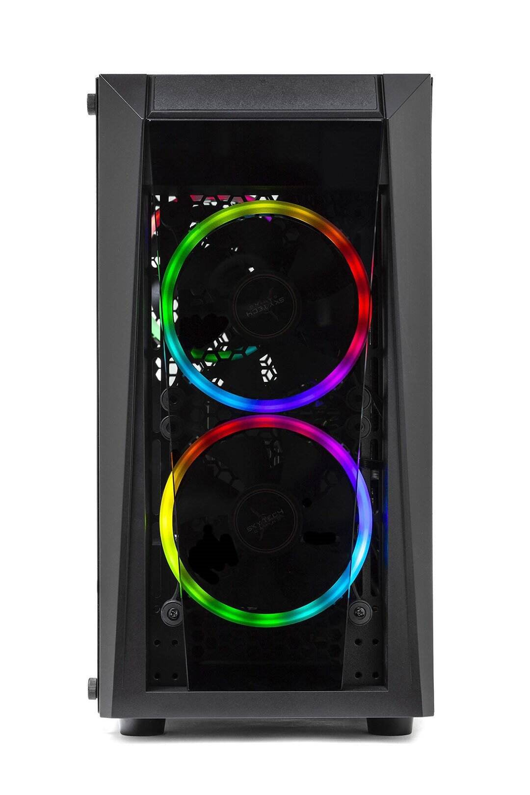 SKYTECH BLAZE II GAMING COMPUTER PC DESKTOP - RYZEN 5 3600 6-CORE 3.6GHZ, GTX 1650 4G, 500G SSD, 8GB DDR4 3200, RGB, AC WIFI, WINDOWS 10 HOME 64-BIT