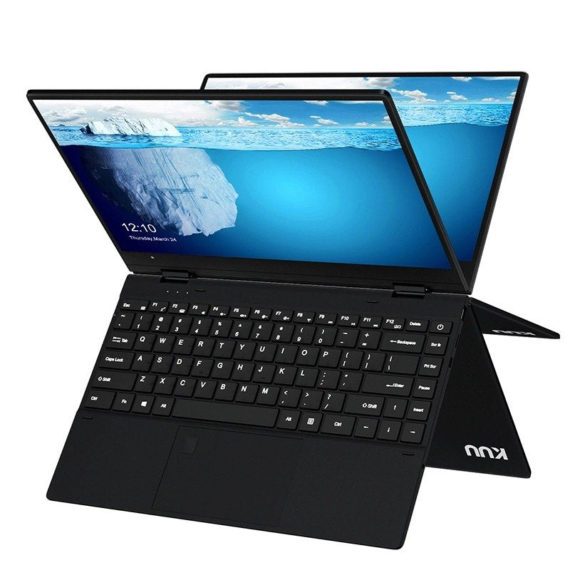 Limit 1 per person Flexones 14.1 inch Black Flexible Laptop Intel i3-1115G4 Processor Up to 3.0GHz 8GB DDR4 RAM 521GB SSD PCIe
