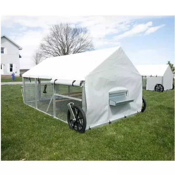 GALVANIZED METAL CHICKEN COOP