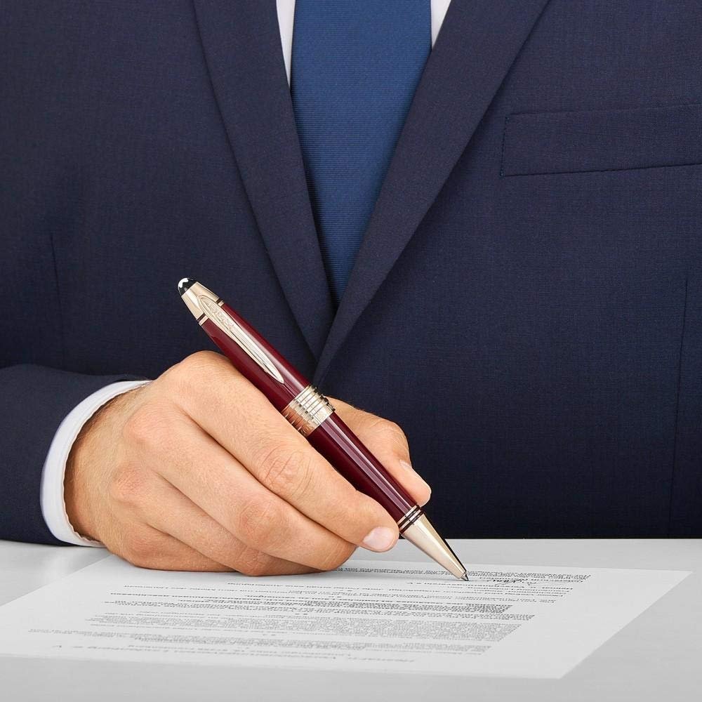 MontBlanc John F. Kennedy Special Edition Burgundy Ballpoint Pen 118083