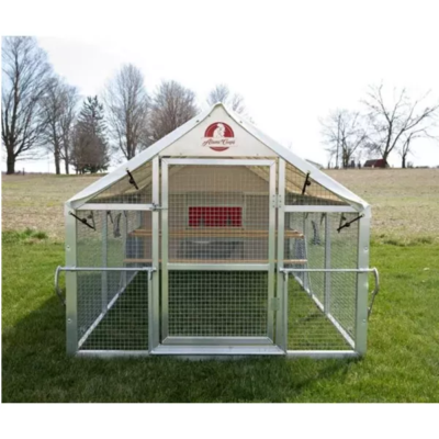 GALVANIZED METAL CHICKEN COOP