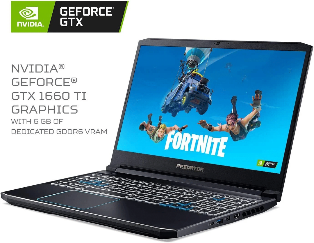 300 Gaming Laptop, 15.6" FHD 144Hz 3ms IPS Display, 9th Gen Intel 6-Core i7-9750H Upto 4.5GHz, GTX 1660 Ti 6GB, 32GB RAM, 1TB PCIe SSD + 2TB HDD, Backlit Keyboard, Windows 10