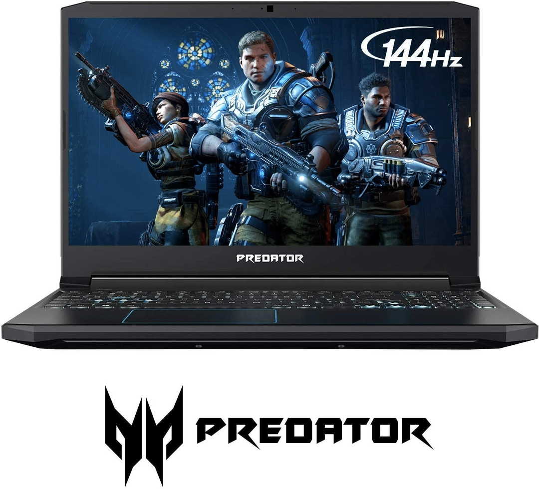 300 Gaming Laptop PC, 15.6" Full HD 144Hz 3ms IPS Display, Intel i7-9750H, GeForce GTX 1660 Ti 6GB, 16GB DDR4, 256GB NVMe SSD, Backlit Keyboard, PH315-52-78VL