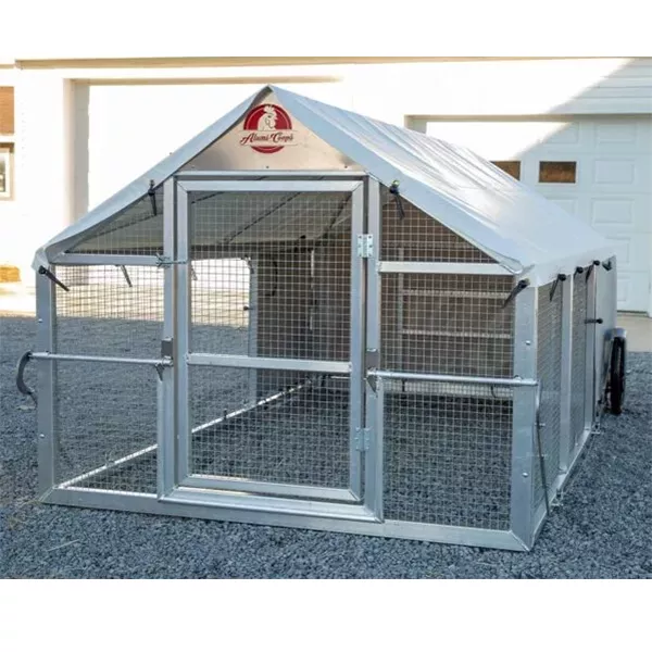 GALVANIZED METAL CHICKEN COOP
