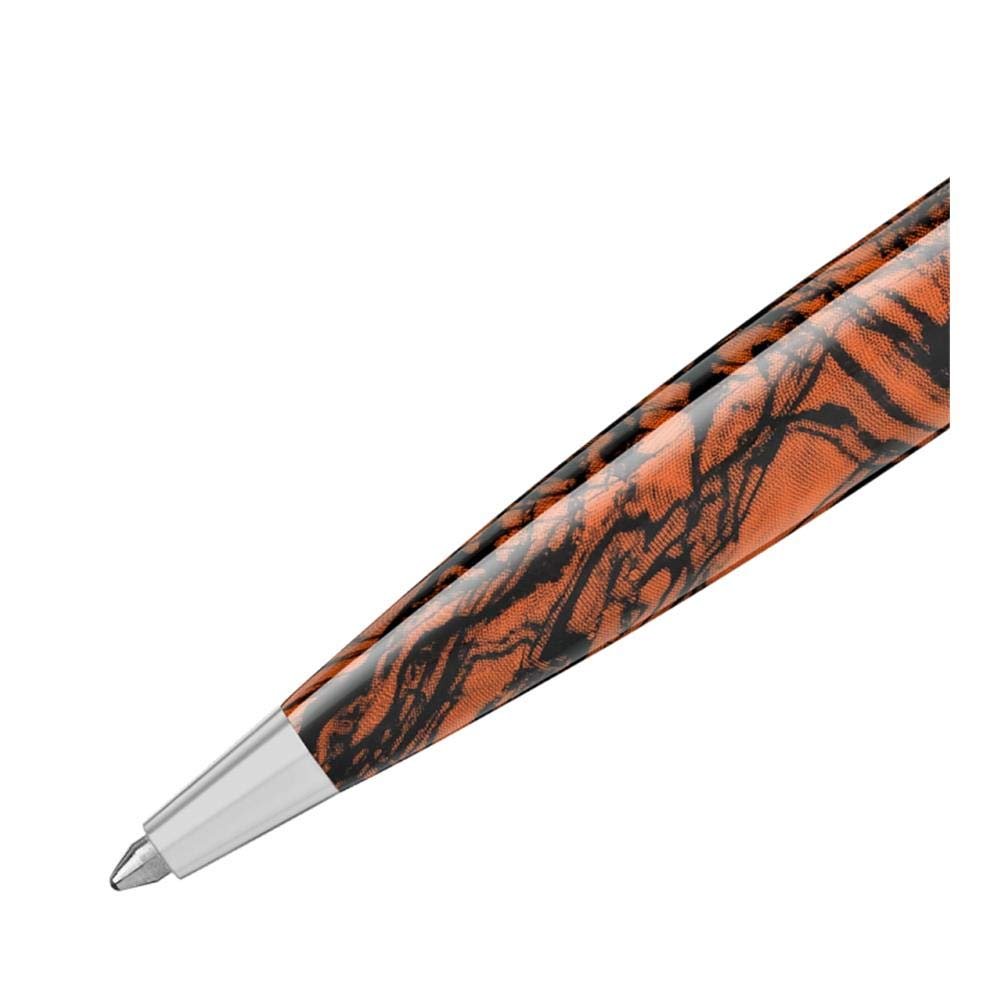 MontBlanc Heritage Rouge  Noir Serpent Marble S.E Ballpoint Pen