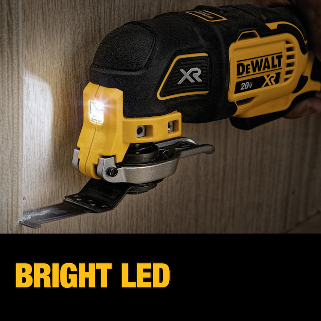 Dewalt XR 20-Volt Max Cordless Oscillating Multi-Tool Kit – Brushless – LED – 3-Speed – Bare Tool (battery not included)