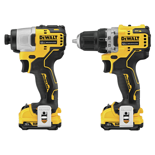 Dewalt Xtreme Drill and Impact Driver Kit with Batteries and Charger – Brushless Motor – 3-LED Light – Cordless