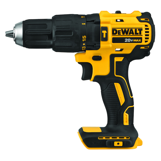 Dewalt Max 1/2-in Compact Cordless Hammer Drill – Brushless Motor – LED Light – Variable Speed