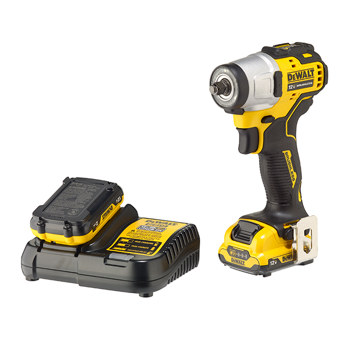 Dewalt Xtreme 12-Volt Max 2Ah Impact Wrench with Batteries and Charger – 3/8-in Square Drive – Brushless – 3-Modes