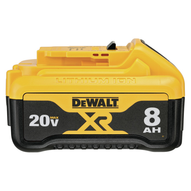 Dewalt XR 20-Volt Max 8-AH Lithium Ion Battery – 3-LED Light Indicator – Lightweight