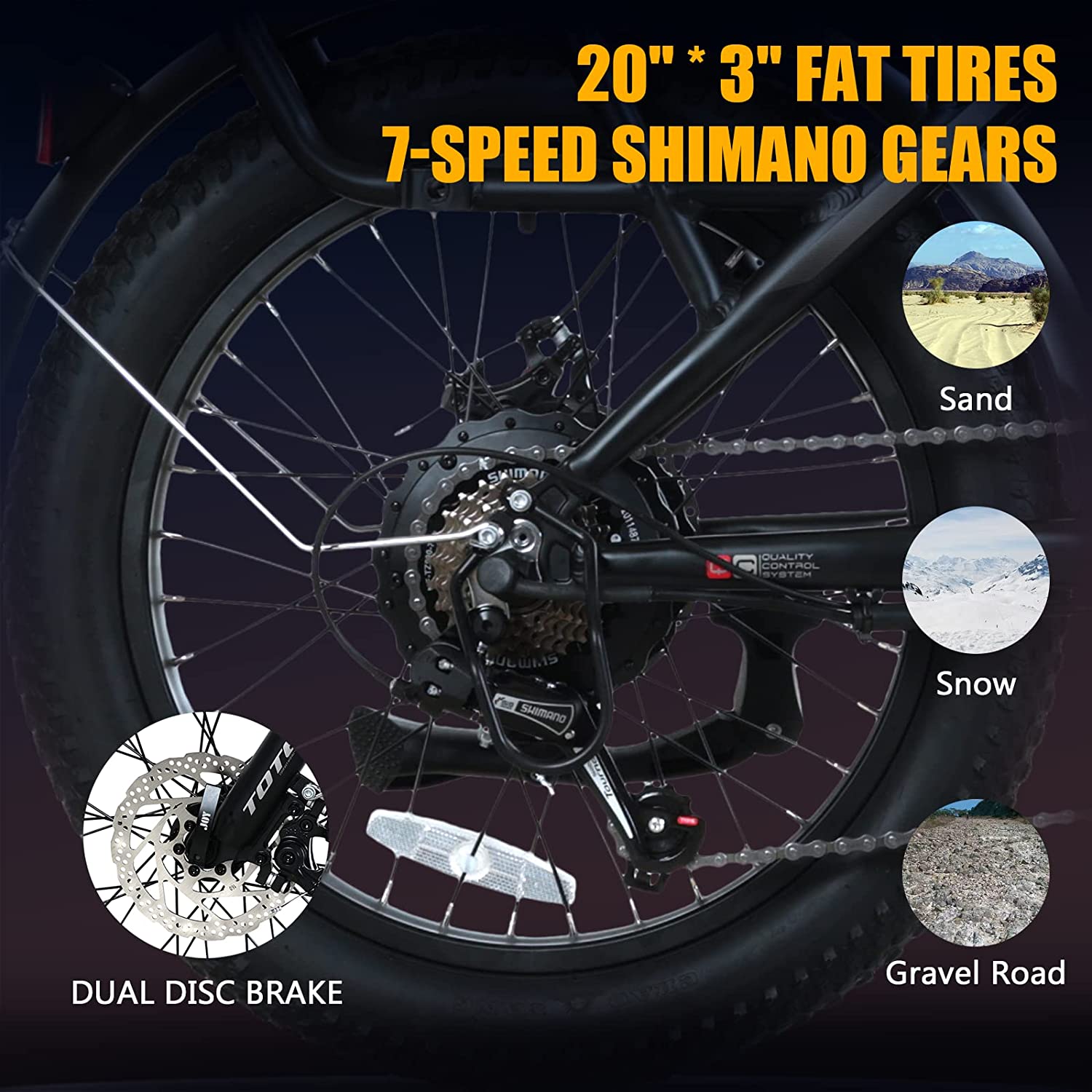 Totem Hauler Electric Bike for Adults, 20