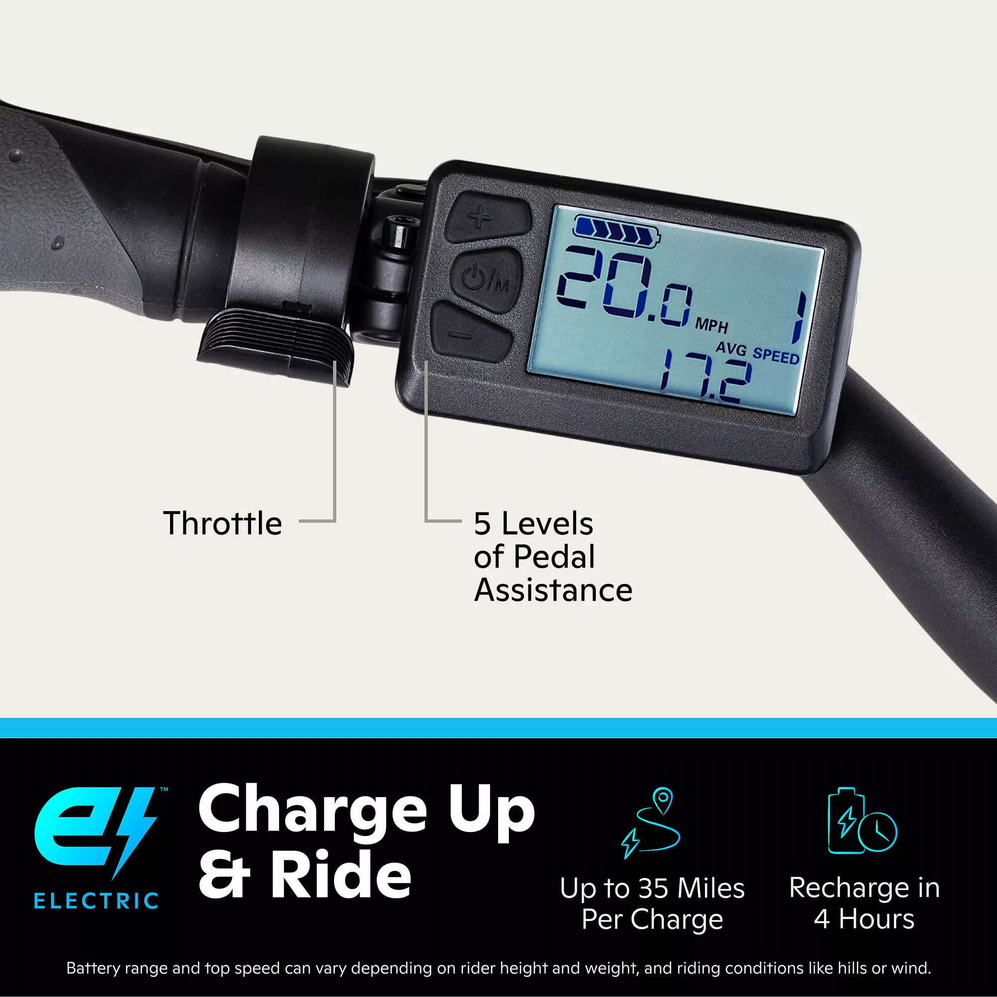 Schwinn Adult 27.5�� Marshall Electric Hybrid Bike