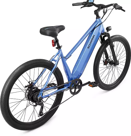 Schwinn Adult Marshall 27.5�� Step-Thru Electric Hybrid Bike