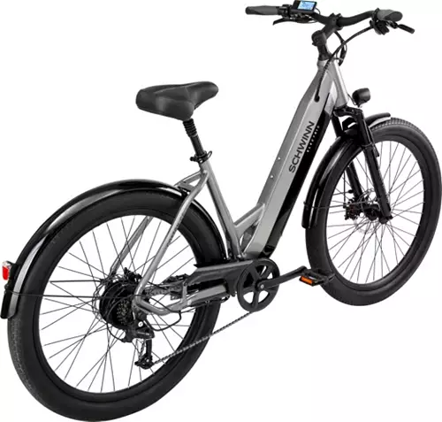 Schwinn Adult Coston 27.5�� CE Step-Thru Electric Hybrid Bike