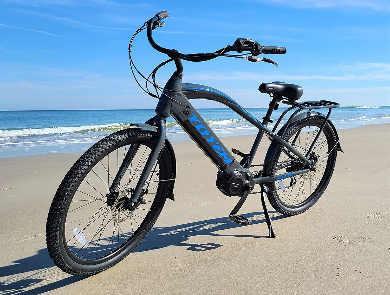 Totem Atlas 350W Electric Beach Cruiser Bike 26
