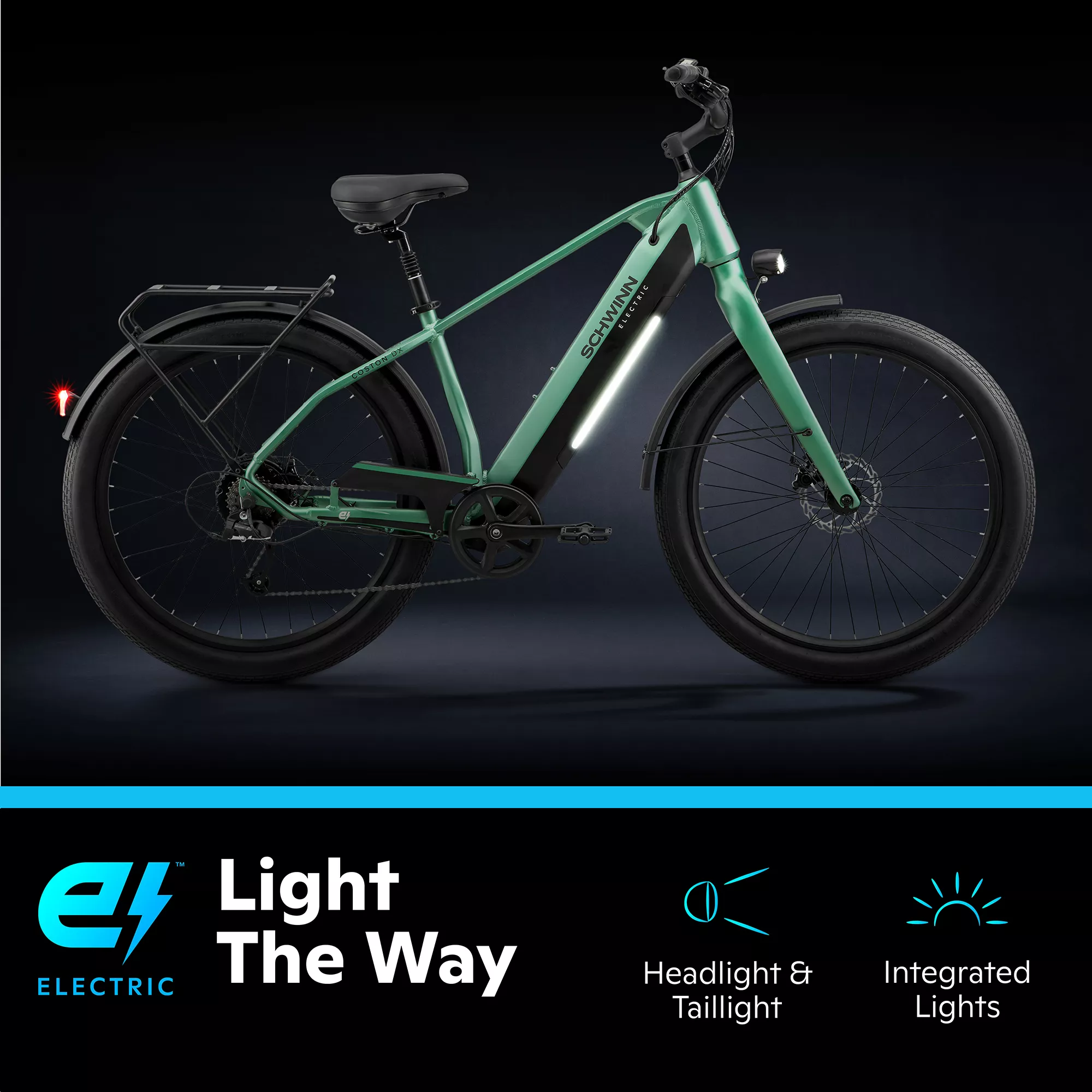 Schwinn Adult Coston 27.5�� DX Electric Hybrid Bike