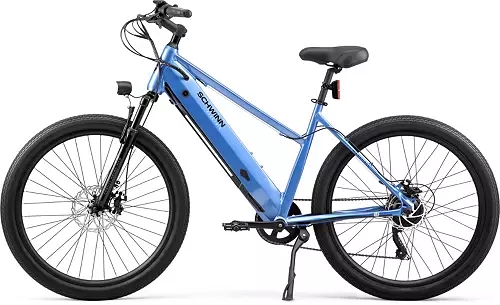 Schwinn Adult Marshall 27.5�� Step-Thru Electric Hybrid Bike