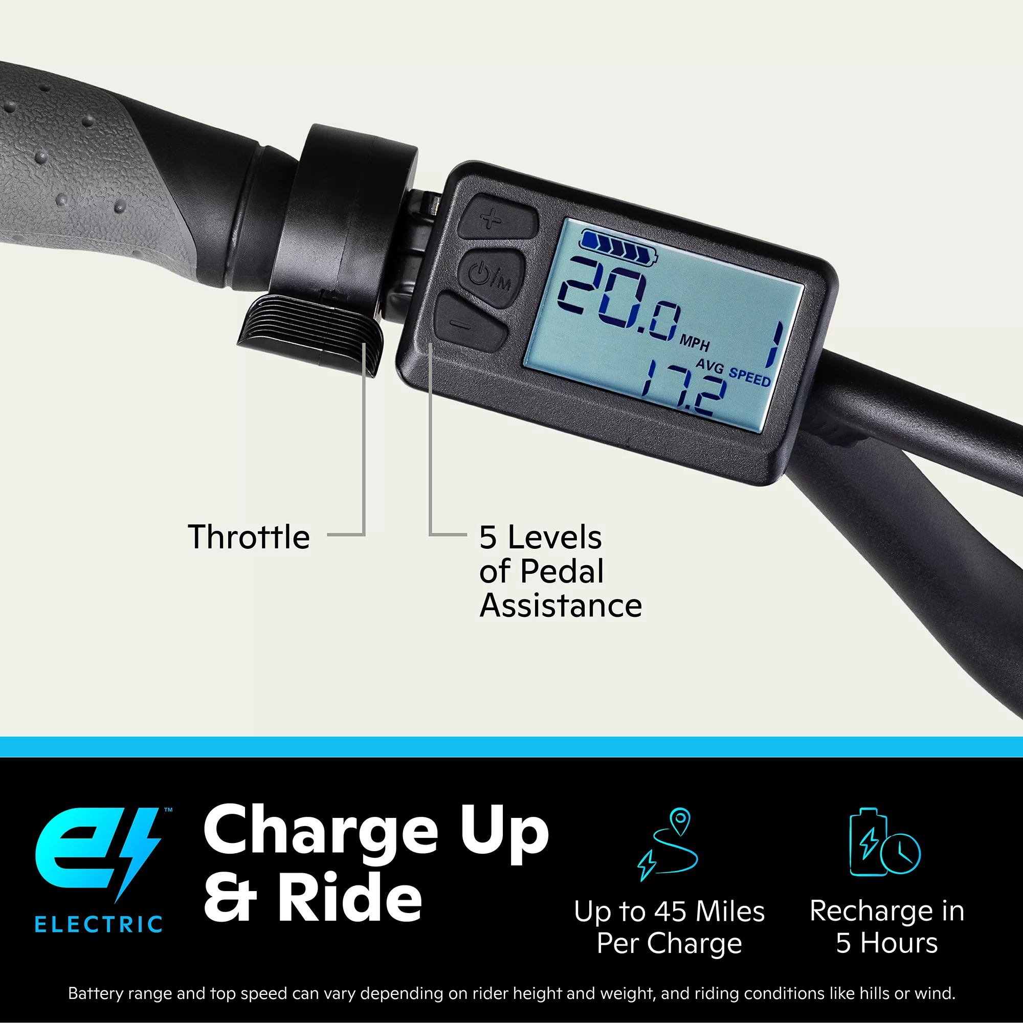 Schwinn Adult Coston 27.5�� DX Electric Hybrid Bike