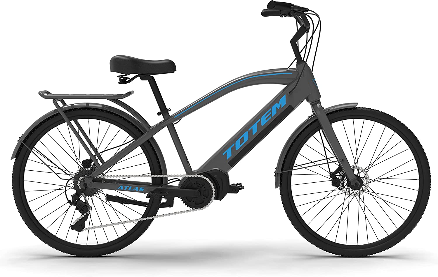 Totem Atlas 350W Electric Beach Cruiser Bike 26