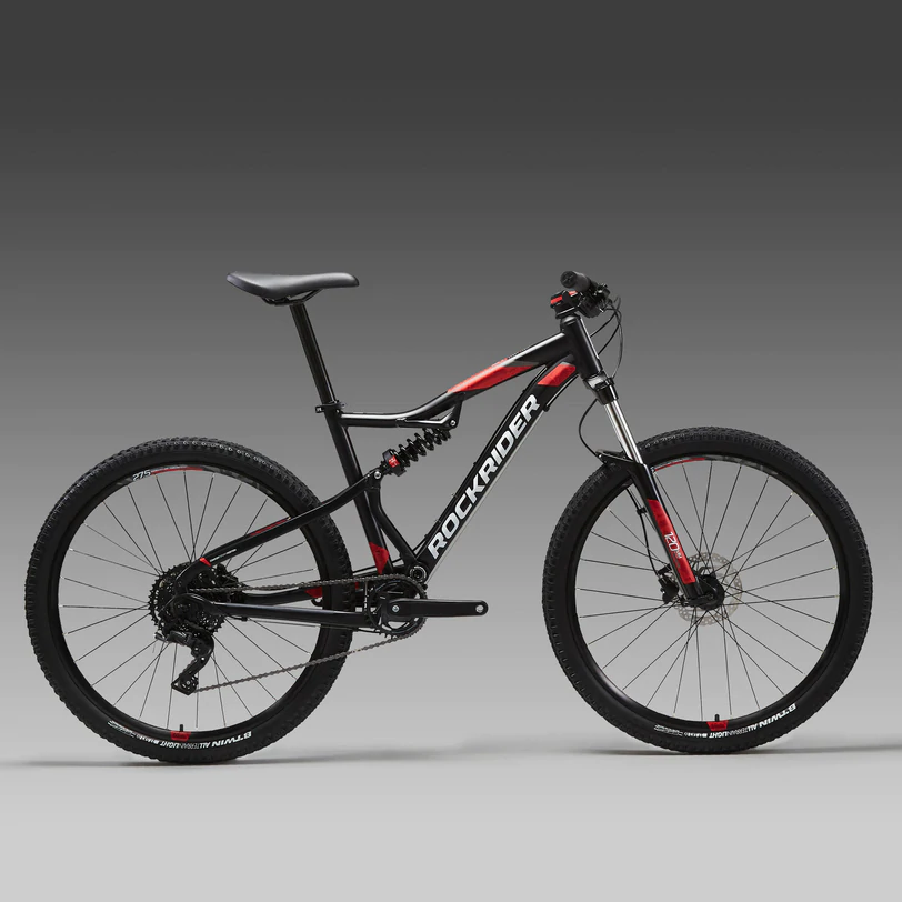 Rockrider ST530S, Full Suspension Mountain Bike, 27.5