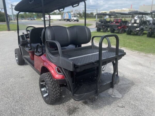 E-Z-Go Golf Carts All Express L6 72V Electric Inferno Red For Sale