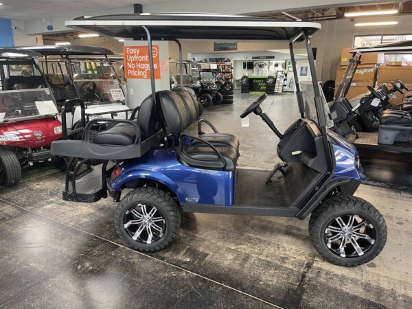 2022 E-Z-Go Golf Carts All Express S4 ELiTE Lithium Electric Blue For Sale