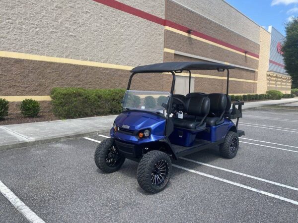 New 2022 E-Z-Go Golf Carts All Express L6 ELiTE Lithium Electric Blue For Sale