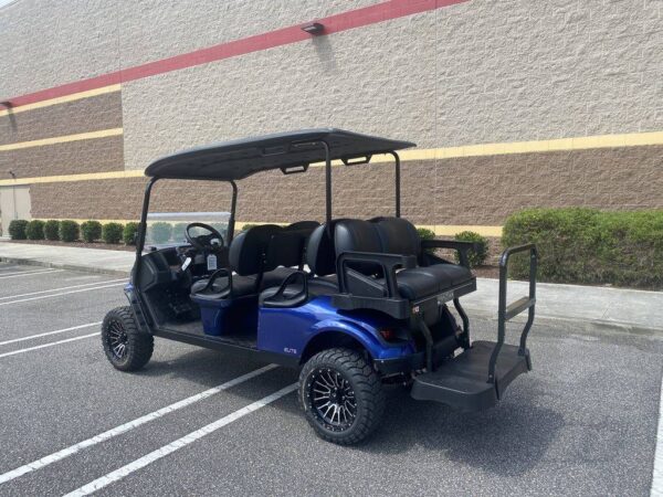 New 2022 E-Z-Go Golf Carts All Express L6 ELiTE Lithium Electric Blue For Sale