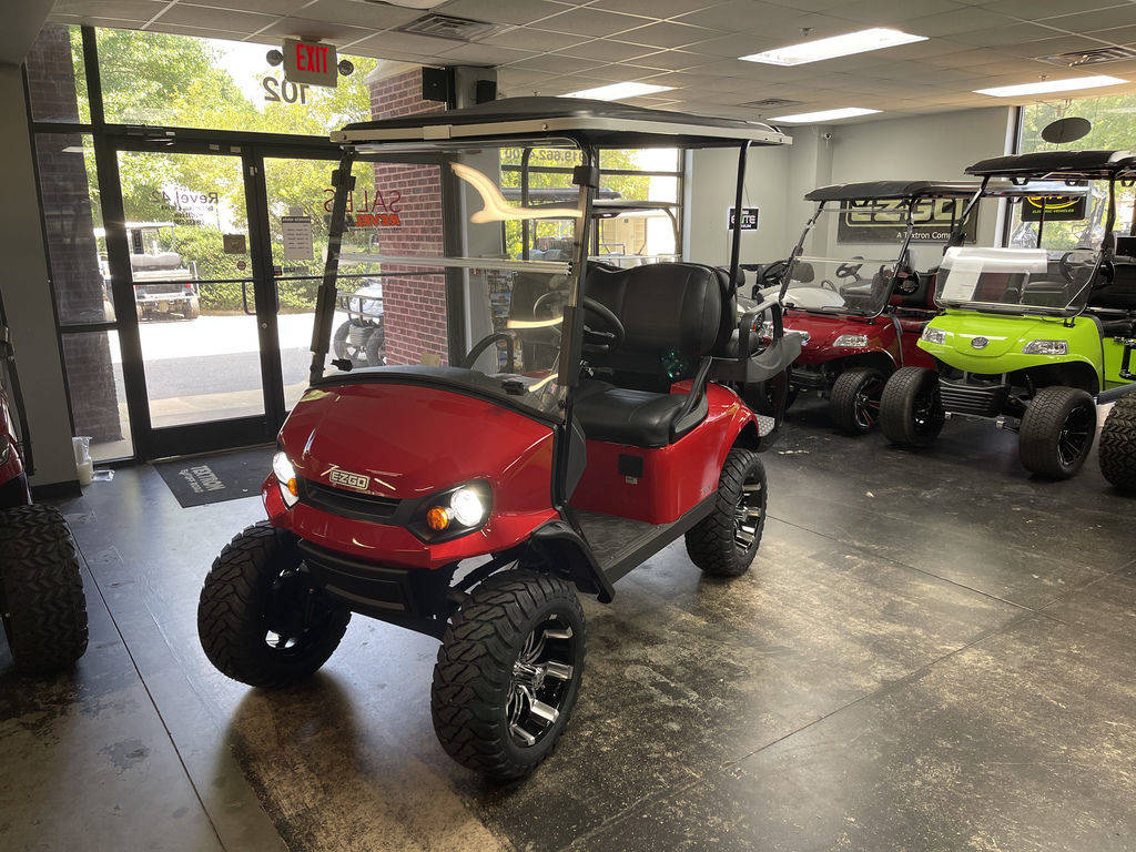E-Z-Go Golf Carts All Express S4 72-volt Flame Red For Sale