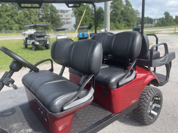 E-Z-Go Golf Carts All Express L6 72V Electric Inferno Red For Sale