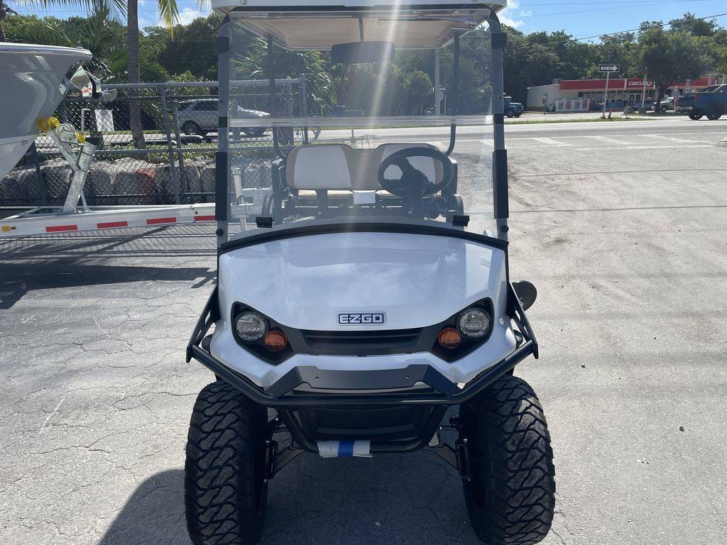 New 2022 E-Z-Go All Express S4 Gas Bright White For Sale