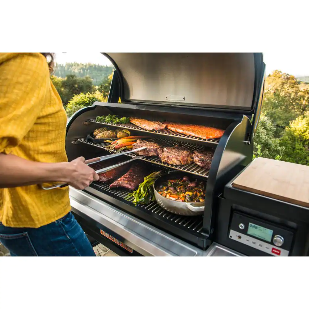 Timberline 1300 Wifi Pellet Grill and Smoker in Black