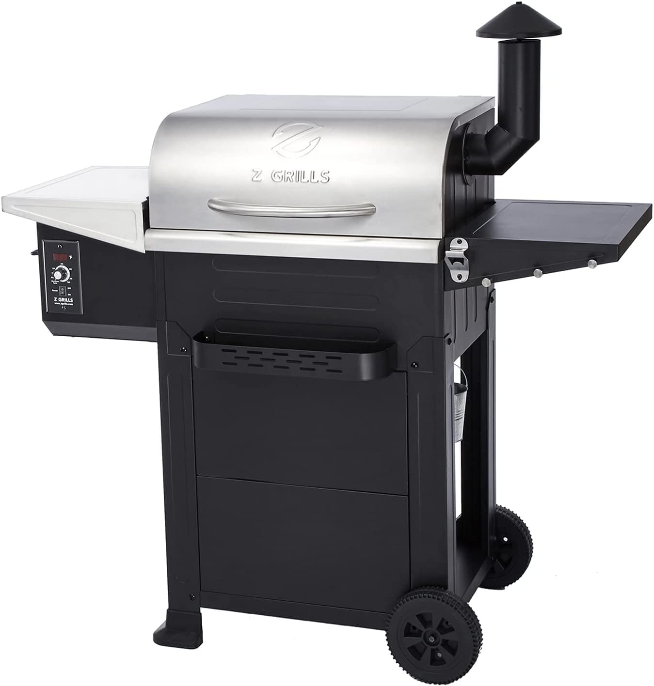 Z GRILLS Wood Pellet Grill & Smoker, Cooking Area, 573 sq.in, 6002E
