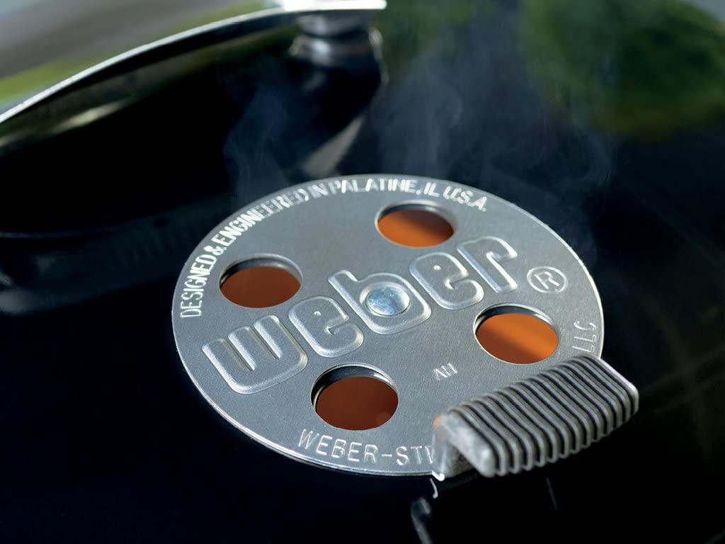 Weber Performer Deluxe Charcoal Grill, 22-Inch, Touch-N-Go Gas Ignition System, Black