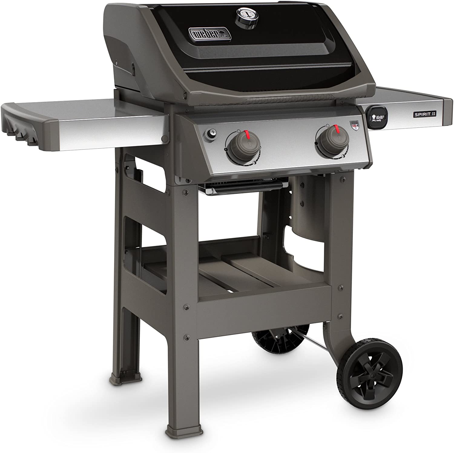 Weber Spirit II E-210 2-Burner Liquid Propane Grill, Black