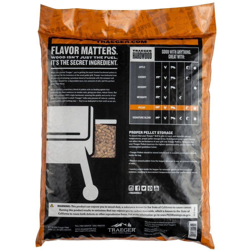 20lb Signature Blend and 20lb Pecan Wood Pellets (2-Pack)