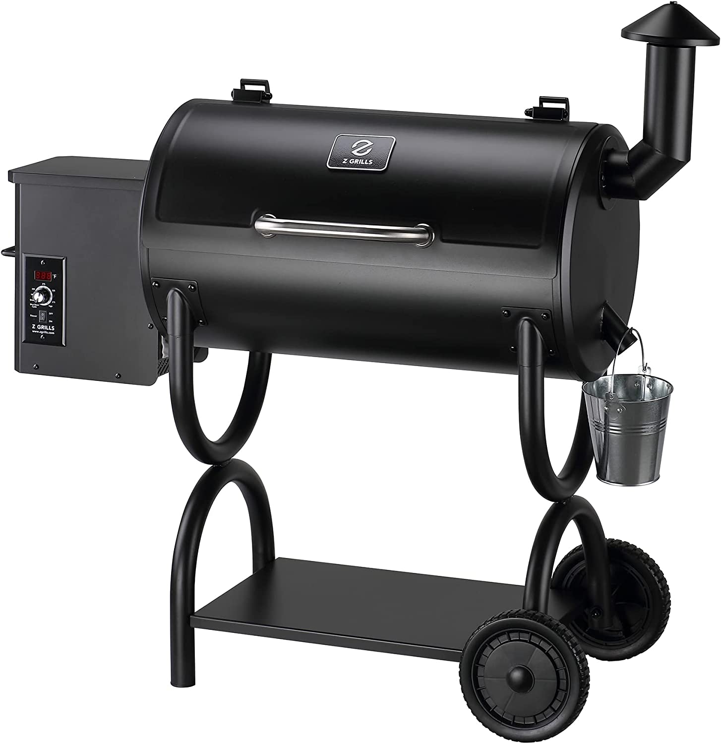 Z GRILLS Wood Pellet Grill & Smoker, Cooking Area, 573 sq.in, 6002E