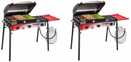 Camp Chef Big Gas Grill, 3 Burner Stove, Professional BBQ Grill Box (BB90L), Cooking Dimensions: 16 in x 38 in