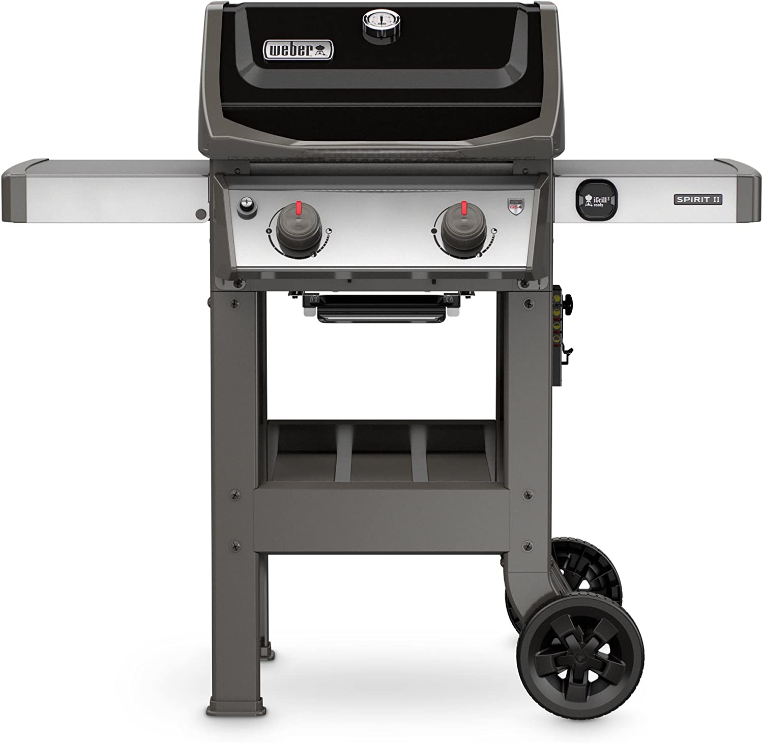 Weber Spirit II E-210 2-Burner Liquid Propane Grill, Black