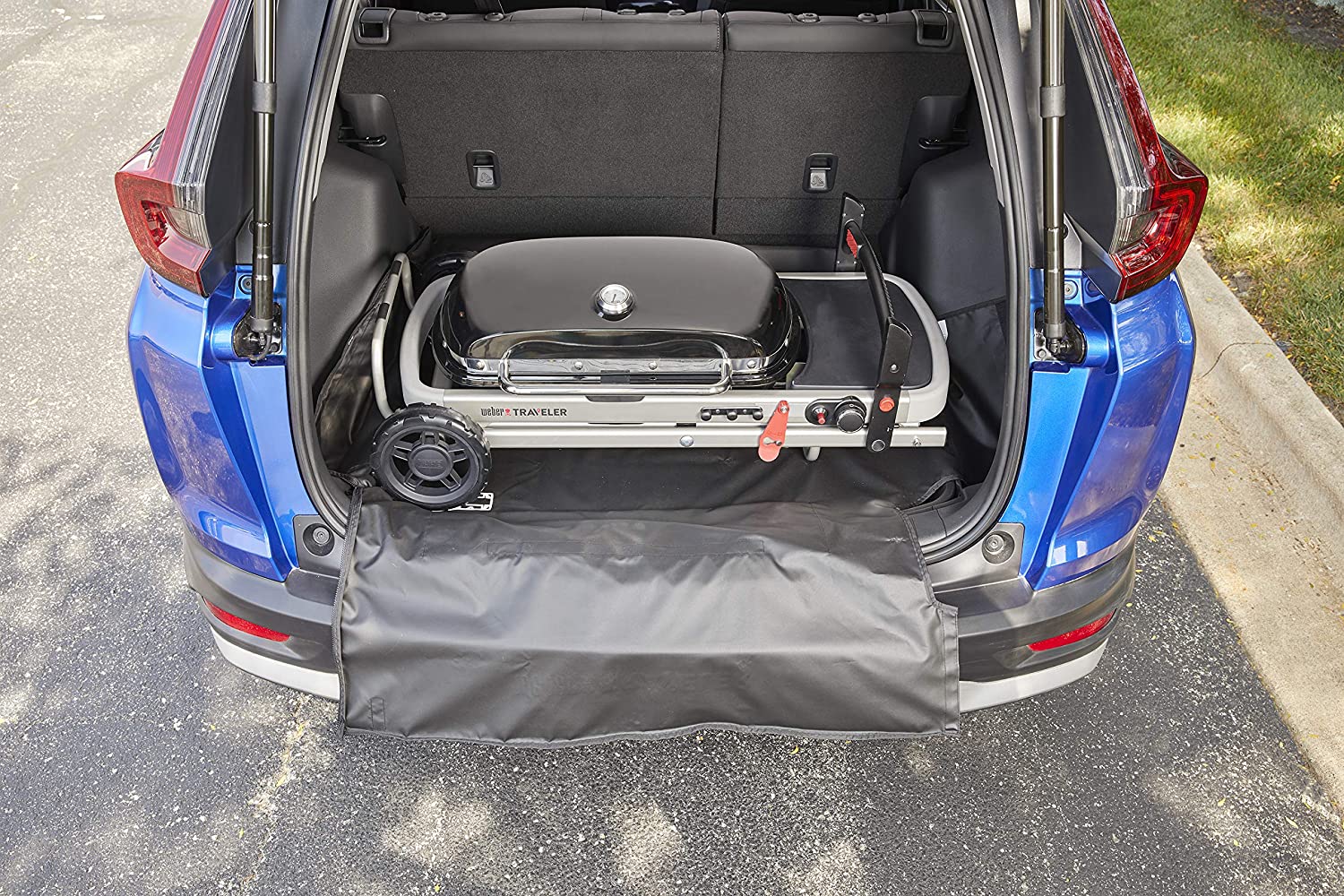 The Weber Traveler Portable Gas Grill, Red