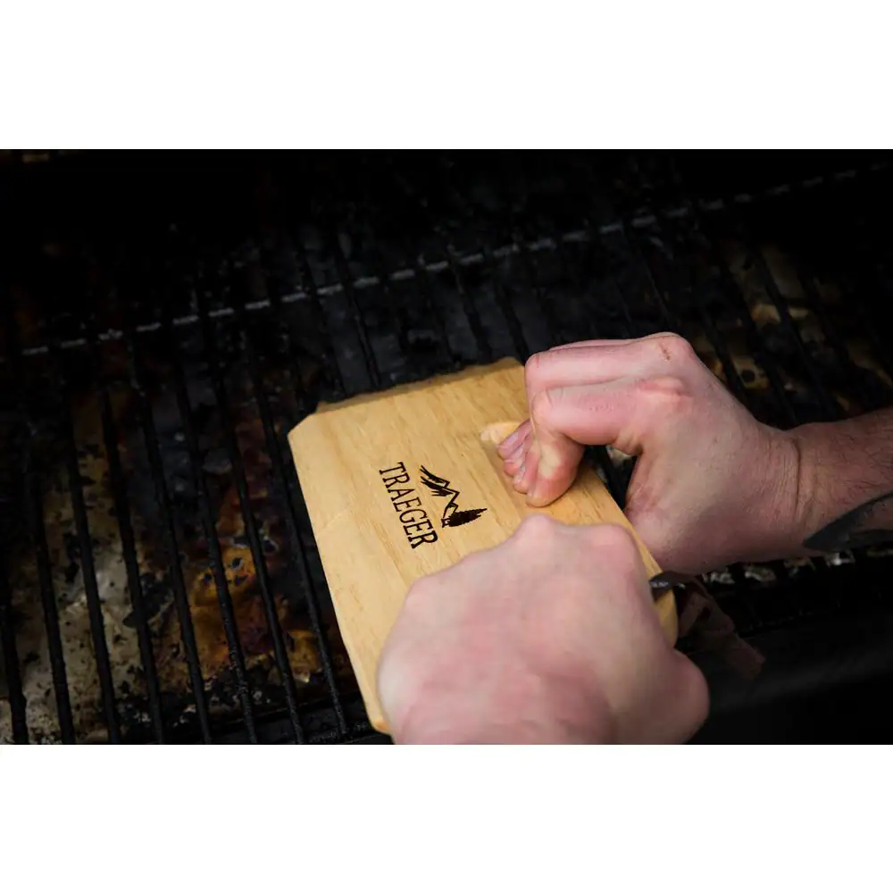 Wooden Pellet Grill and Smoker Scrape