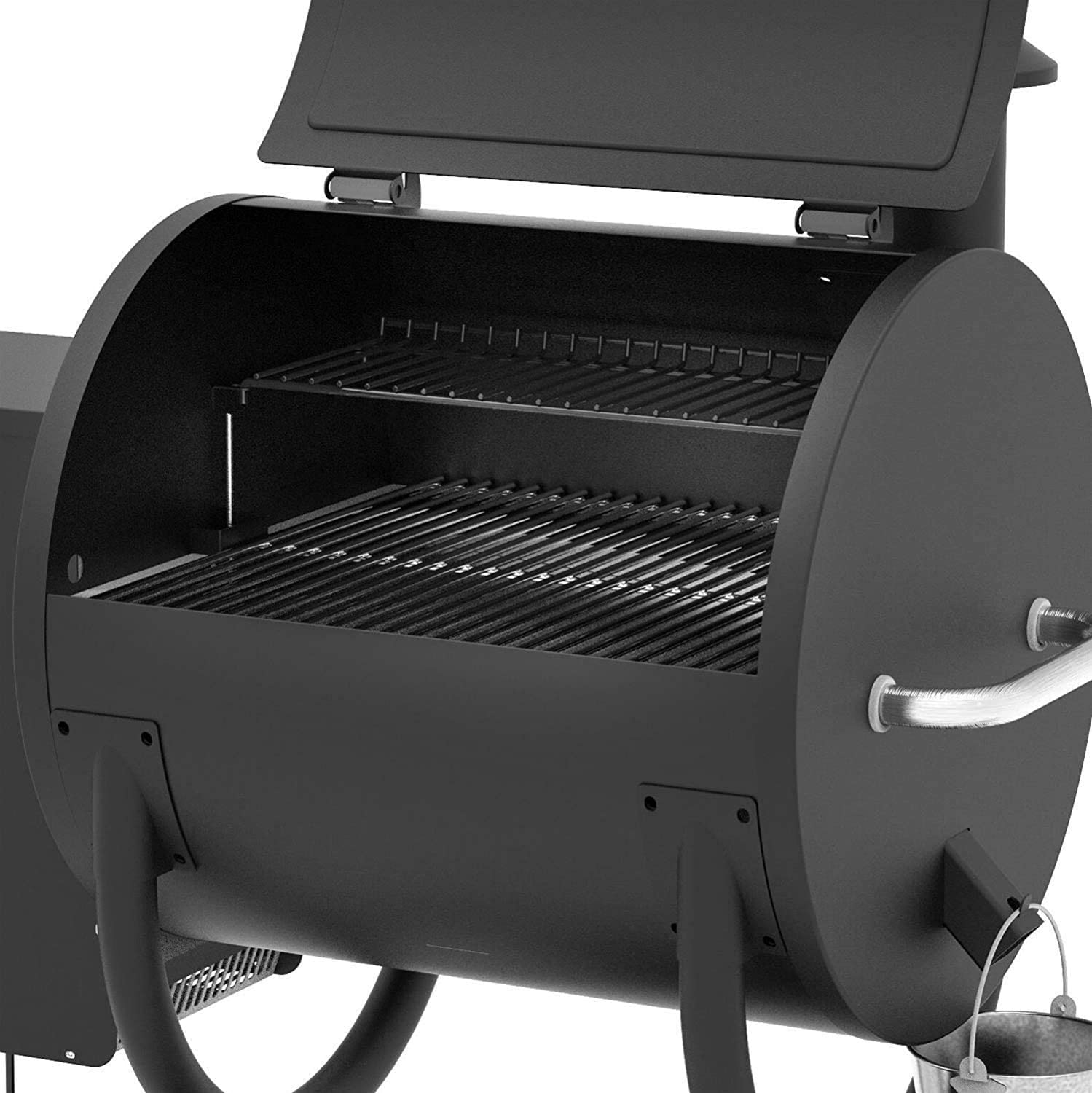 Z GRILLS ZPG-550A 2022 New Model Wood Pellet Grill & Smoker 6 in 1 BBQ Grill Auto Temperature Control, 590 sq in Black