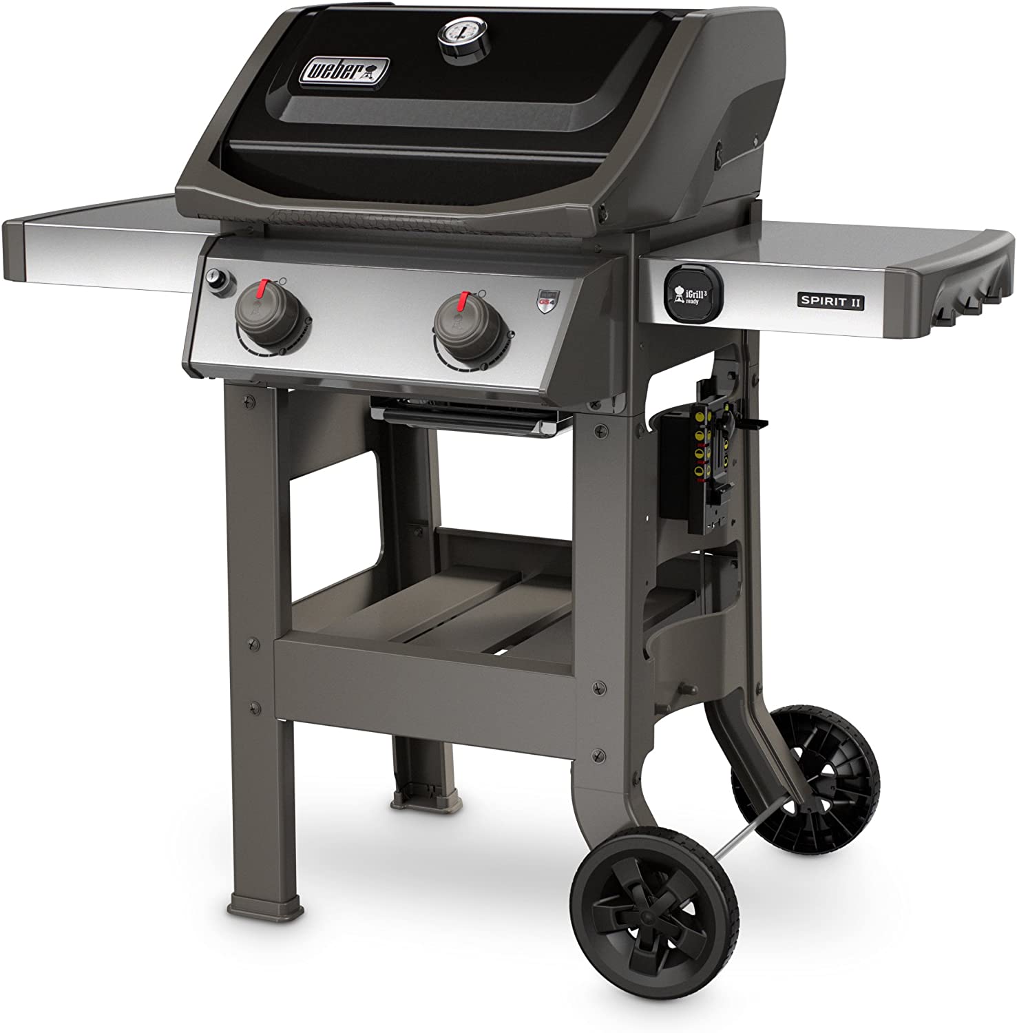Weber Spirit II E-210 2-Burner Liquid Propane Grill, Black