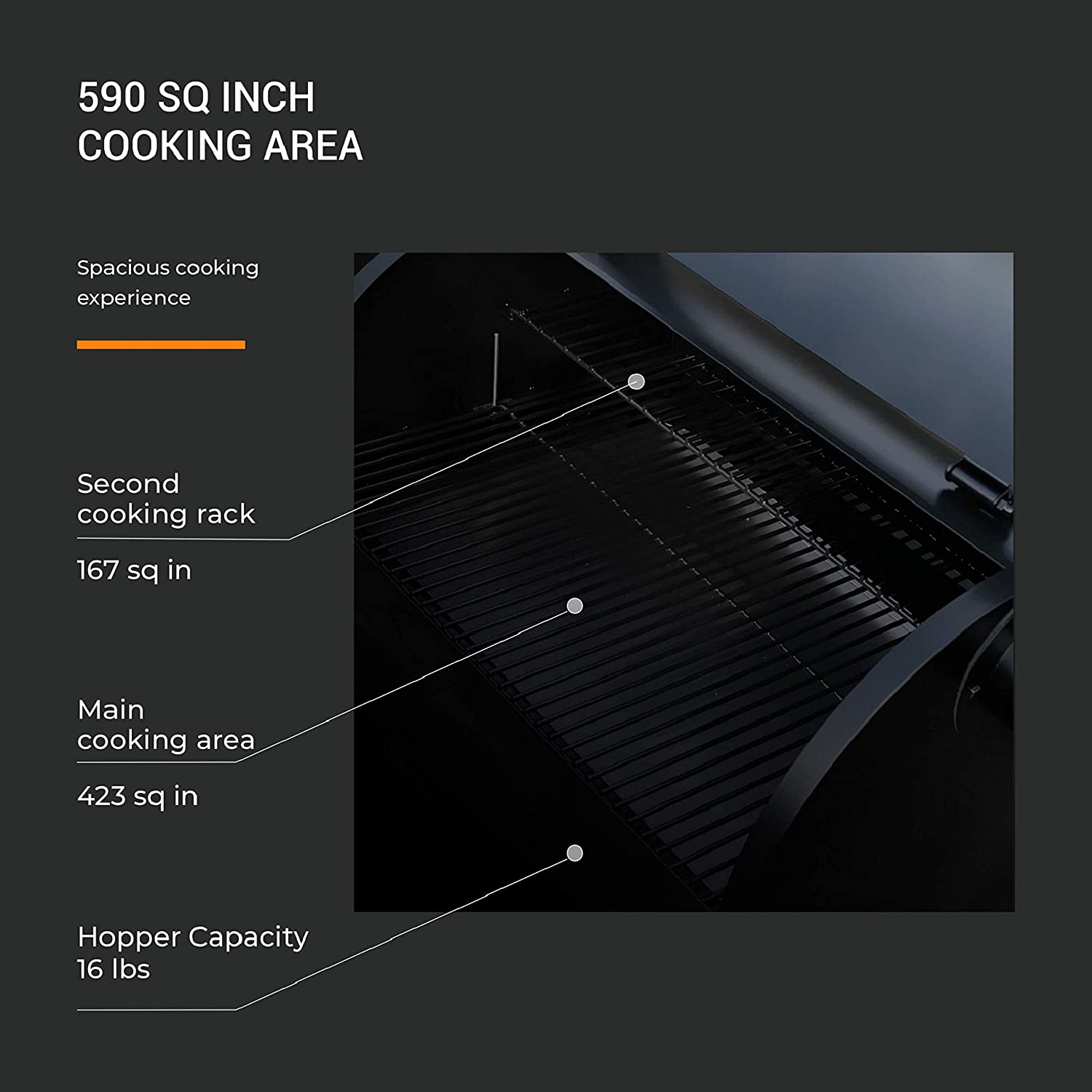 Z GRILLS ZPG-550A 2022 New Model Wood Pellet Grill & Smoker 6 in 1 BBQ Grill Auto Temperature Control, 590 sq in Black