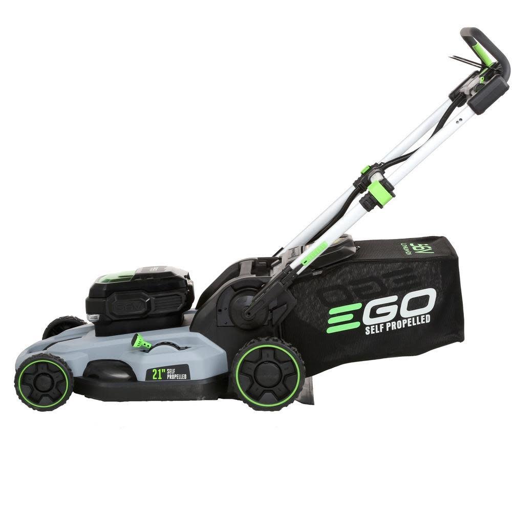 EGO Power+ LM2101 21-Inch 56-Volt Lithium-ion Cordless Lawn Mower 5.0Ah Battery and Rapid Charger Included Mower Kit / 21-In.