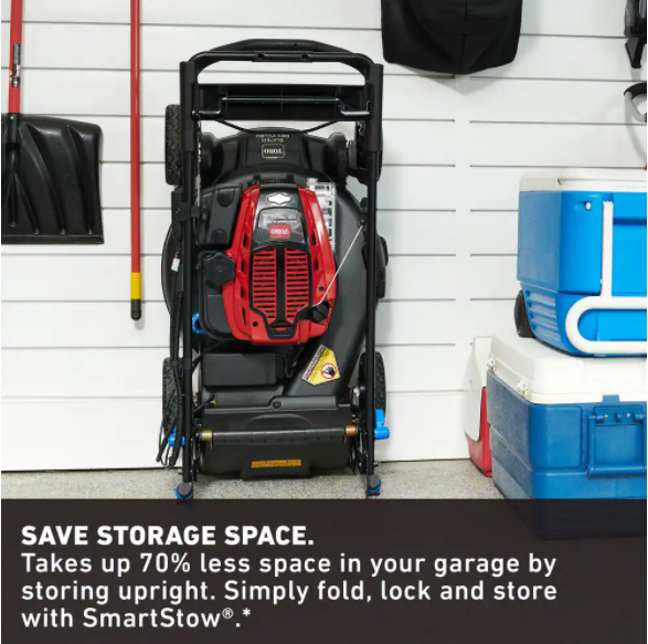 21 in. Super Recycler Personal Pace SmartStow 190 cc Briggs with Electric Start Walk Behind Mower