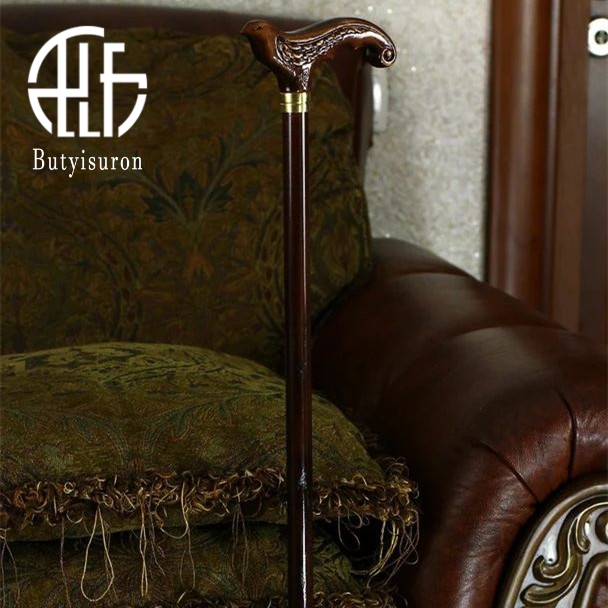 Swallow Bird Wooden Cane Walking Stick