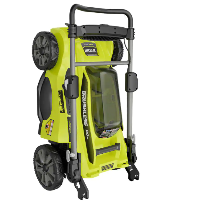 40V Brushless 20 in. Cordless Battery Walk Behind Push Lawn Mower & Trimmer with 6.0 Ah Battery & Charger save $320