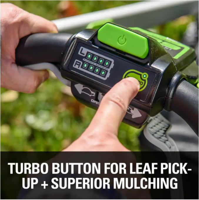 PRO 25 in. 60V Battery Self Propelled Walk-Behind Lawn Mower with (2) 4.0 Ah Batteries and Charger