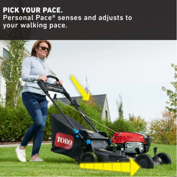 21 in. Super Recycler Personal Pace SmartStow 190 cc Briggs with Electric Start Walk Behind Mower